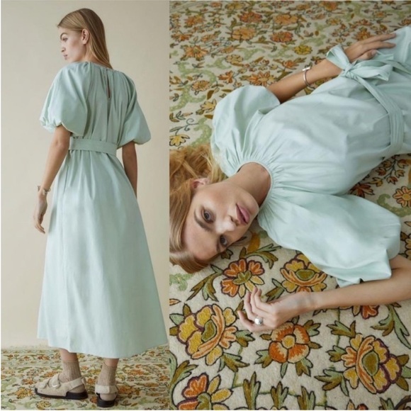 Reformation | Lloyd Dress in Pistachio | M - Picture 3 of 6